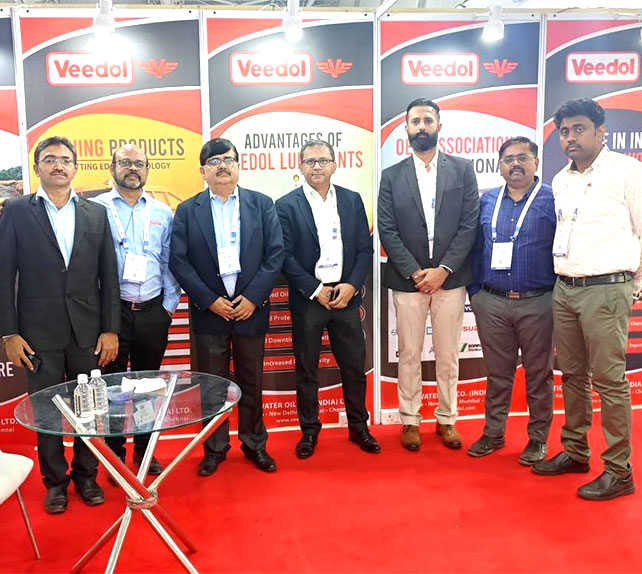 Team Veedol was at Excon 2023, South Asia’s largest construction equipment and technology exhibition, organised by CII. It was held in Bengaluru between 12th and 16th December 2023.   This opportunity was utilised to showcase Veedol’s wide range of high-performance engine oils, gear oils, hydraulic oils, specialty greases, vehicle care and sanitization products tailored for the construction and mining sector.       Mr. Arjit Basu, Managing Director, and other senior company officials attended the event and 